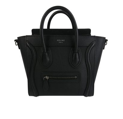 Nano Luggage, &pound;1,200, Handbags, Black, Front view
